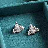 Airplane Diamond Earrings
